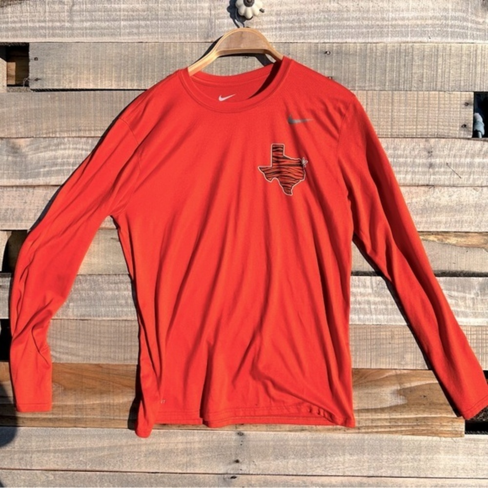 Men’s Nike Dri-Fit Texas long sleeve tee shirt Size M
